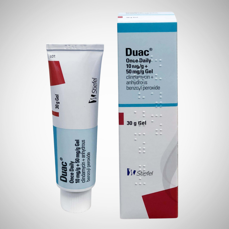 Duac 5/1 (Benzyl Peroxide 5%/ Clindamycin 1%)